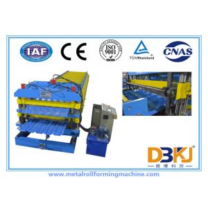 China Full Automatic Metal Roof Panel Roll Forming Machine With 1 Year Warranty wholesale
