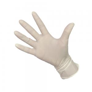 Anti Allergic Disposable Medical Gloves / Powdered Disposable Exam Gloves