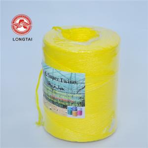 China High Breaking Strength PP Baler Twine , Virgin Polypropylene Baler Twine supplier