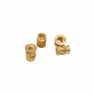 China Factory Wholesale Double Twill Copper Nut Brass Nut Cap Through-Hole Knurled Nut supplier