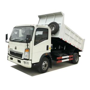 HOWO 5 Ton Compactor Garbage Truck , 6 Wheels 95km/h Mini Dump Truck