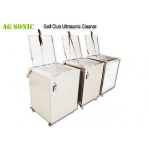 China Token Operated Ultrasonic Golf Club Washing Machine Easily Move With Handle supplier