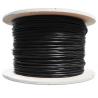 China Black Color CAT6 Network Cable PE Jacket For Outdoor Networking , High Performance wholesale