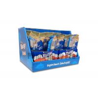 China Eye Catching Blue Cardboard Counter Display Boxes , Custom POS Counter Top Displays on sale