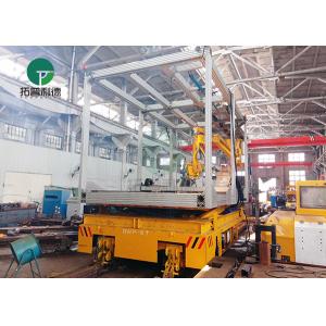 Battery Powered Motorized 15 Ton Crane Transfer Cart Applied In Working Site
