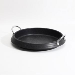 China Cast Iron Flat Grill Pan Non-Stick Pancake Flapjack Steak Pot With Glass Lid supplier