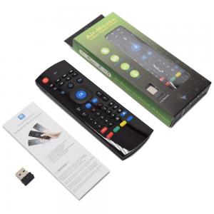 IR Learning Remote Wireless Air Mouse , Android Tv Box Mouse Keyboard With IR Copy Function