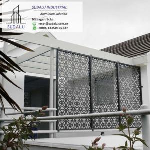 SUDALU Foshan Metal Decorative Exterior Partition Wall Panel Perforated Aluminum Panel for Garden