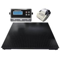 China 5'X5' Pallet Floor Scale 60X60 5000 Lbs Floor Scale With RS-232 Port Customized on sale