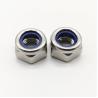 China ISO10511 SS304 Nylon Insert Lock Nuts Prevailing Torque Hexagon Thin Nuts Non Metallic Insert wholesale