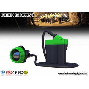 China 25000lux Super Brightness Rechargeable Head Torch , Color Customized Longwire Mining Lamp supplier