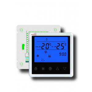 FCU Touch Button Heating And Cooling Thermostat With Programmable Fan