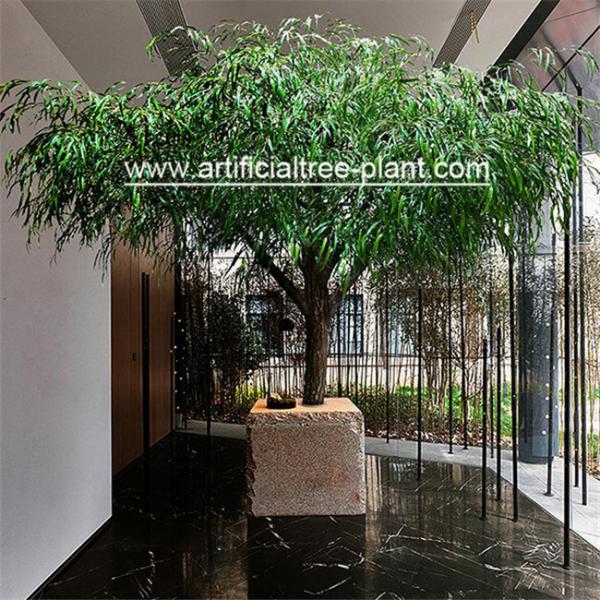 Tabletop Large Artificial Weeping Willow Tree Restaurant Decoration 2.5m Height
