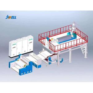 China Jwell Single Screw Face Mask PP Melt Blown Non Woven Fabric Machine supplier