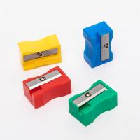 China Plastic Left Handed Pencil Sharpener Pure Color on sale