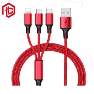 China 3 In 1 5A 100W Fast Charging Data Cable Mobile Phone Charger Cable supplier