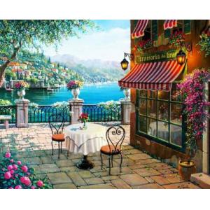 China Hot Selling Modern DIY Acrylic Paint By Number kit Oil Painting By Number 40x50cm Flower supplier