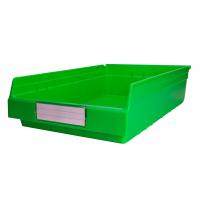 China Solid Box Equipment Storage Plastic Shelf Bin with Dividers Customized Color and Stacking on sale