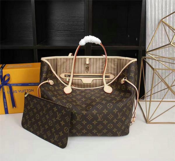 Replica Louis Vuitton Handbags,Wholesale Cheap Louis Vuitton Neverfull MM Monogram Canvas Women ...