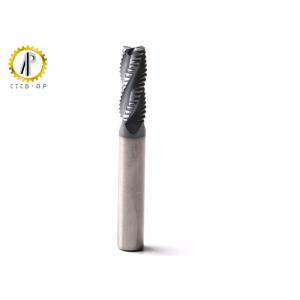 China Tungsten Carbide Roughing Milling Cutter HRC58 PVD Coating supplier