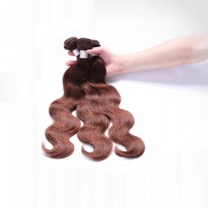 China Body Wave Ombre Hair Weave Double Weft Grade 7A Brazilian Virgin Hair supplier