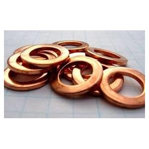 Hot Sales Copper Nickel Metal Gaskets OEM ODM Customized Flat Metal Gaskets For Pipe Fittings
