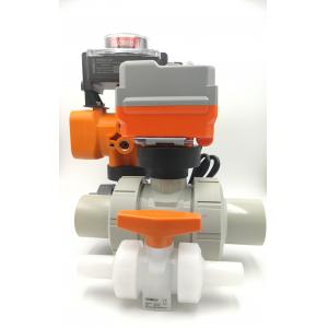 Plastic PVC DN 15 - DN 50 Ball Valve Union Shut Off Valve CE