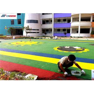 Green EPDM Rubber Granules Playground Running Track Material Colorful