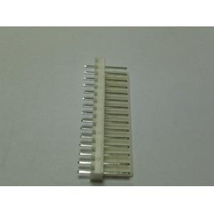 China 2.54mm Pitch Connector DIP Vertical Type Tin - Plated White Color 15 Pole Wafer Connector supplier