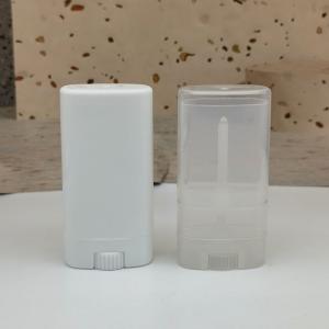 China Oval Twist Up Cardboard Plastic Deodorant Bottle Containers Stick 15ml 15g For Lip Balm Body supplier