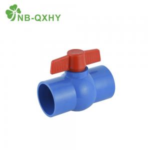 China 1/2 Inch to 6 Inch Blue Thailand PVC Ball Valve for Water Supply Customized Request supplier