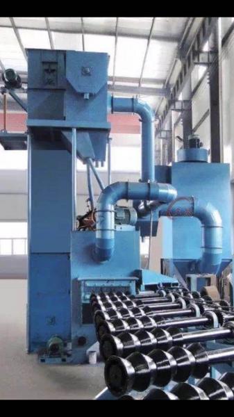 Roller Conveyor Shot Blasting Machine Protected By Wear Resistant Shields