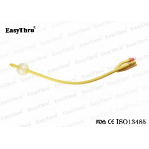 China 3 Way Disposble Latex 14Fr Foley Catheter Silicone Coating Urology Catheter Fr16 To Fr26 EasyThru supplier