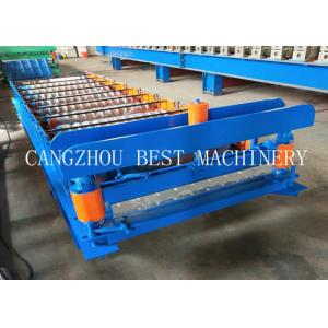 China Metal Roofing Galvanized Aluminum Corrugated Steel Sheet Forming Making Machine 8-12m/min Speed supplier
