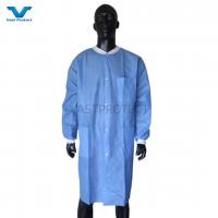 China Label Accessories Unisex Disposable Lab Coat Nonwoven Jacket For Food Processing OEM on sale