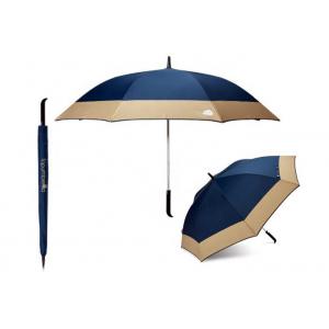 Extra Large Compact Golf Umbrella Rubber Handle Manual Open Rain Proof
