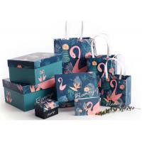China Cartoon Flamingo Custom Printed Gift Boxes For Family / Advertising Promotion on sale
