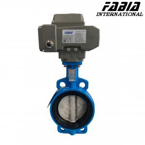 DN125 Electric Switch Type Butterfly Valve Carbon Steel Electric Valve