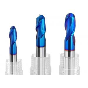 China HRC45 Solid Carbide Ball Nose End Mills Bits HRC65 2 3 4 6 Flutes supplier