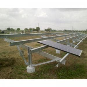 Galvanized Steel Solar Mounting Support Structure Outdoor