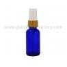 бутылка голубого эфирного масла 5мл-100мл стеклянная с бамбуковым насосом