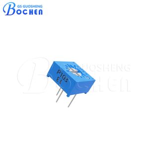 China 3362P 103 10k Trimmer Potentiometer Resistencia ajustable 1/4 ′′ Cuadrado wholesale