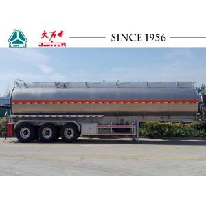 Durable 3 Axle Aluminum Road Tanker Trailer For Carry Crude Oil / Ethanol