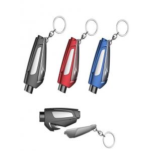 China Portable safety hammer Car window crusher Life escape rescue tool Seat belt cutter Key chain supplier