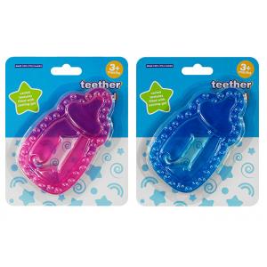 7.9 " Soft Infant Baby Toys BPA Free Baby Teethers With Cooling Gel Inside