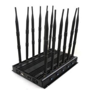 China 4G Desktop celular do jammer do poder superior dos canais do construtor 12 para o uso da escola supplier