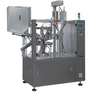 High Efficiency Aluminum Automatic Tube Filling Sealing Machine 75 Tubes / Min