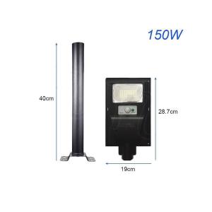 LED Street Light Solar Power With Pole Remote Control Sensor Waterproof Lamp High Lumen Outdoor Led Solar Street Light