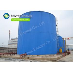 Chemical Resistant Glass Lined Steel Sludge Digestion Tanks , Commercial Water Storage Tanks