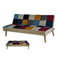 China Colourful Velvet Fabric Living Room Foldable Sofa Bed Accept OEM Order on sale